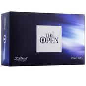 Titleist The Open Pro V1 Balls Half Dozen  White image