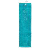Surprizeshop Trifold Towel 54x45cm  Aqua