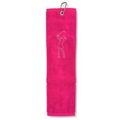 Surprizeshop Trifold Towel 54x45cm  Pink