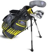 U.S. Kids Junior Age 5+ (42") 4 Club Stand Set Left Hand Grey - Yellow image