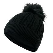 Surprizeshop Waterproof Bobble hat  Black