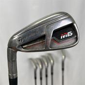 TaylorMade M6 6-AW KBS Max Regular Steel Irons Gents LH image