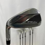 TaylorMade Stealth 5-PW KBS Stiff Steel Irons Gents LH image