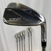TaylorMade Stealth 5-SW KBS Stiff Steel Irons Gents RH image