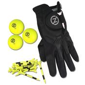 Zero Friction Supertube [LH Glove/3 Balls/10 Tees] Men Neon -Yellow