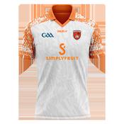 McKvr Armagh GAA Edge Training Jersey - Youth - White/Orange image