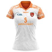 McKvr Armagh GAA Edge Training Jersey - Womens - White/Orange image