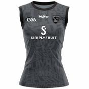 McKvr Armagh GAA Edge Sleeveless Jersey - Womens - Charcoal/Black image