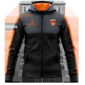 McKvr Armagh GAA Edge Full Zip Hoodie - Adult - Charcoal/Black