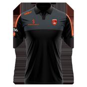 McKvr Armagh GAA Edge Polo Top - Adult - Charcoal/Black