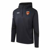 McKvr Armagh Camogie Official Core 22 1/4 Zip Hoodie - Adult - Black