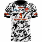 McKvr Armagh GAA Goalkeeper Jersey - Adult - White/Black Player Fit image