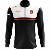 McKvr Armagh GAA Official Vital Full Zip Track Top - Youth - Black/White/Orange