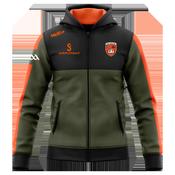 McKvr Armagh GAA Edge Full Zip Hoodie - Youth - Olive/Black