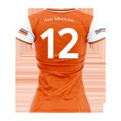 McKvr Armagh Camogie Official Numbered Home Jersey - Womens - Orange