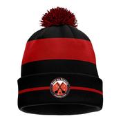 McKvr Ballinascarthy Camogie Core Pro Bobble Hat - Adult - Black/Red