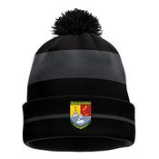 McKvr Carbery Rangers GAA Core Pro Bobble Hat - Adult - Black/Charcoal image