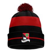 McKvr Fossa GAA Core Pro Bobble Hat - Adult - Black/Red image