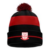 McKvr Caulry GAA Core Pro Bobble Hat - Adult - Black/Red image