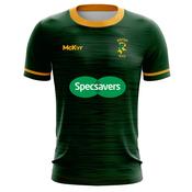 McKvr Boyne RFC Playing Jersey - Adult - Green/Amber image