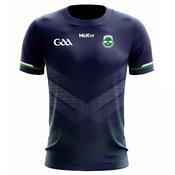 McKvr Ballaghadeeren GAA Training Jersey - Adult - Navy/Green image