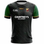 McKvr Ballyclough GAA Training Jersey - Adult - Black/Green/Amber Player Fit