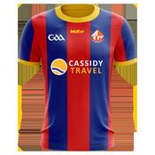 McKvr Barcelona Gaels Away Jersey - Adult - Red/Royal Player Fit image