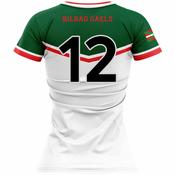 McKvr Bilbao GAA Numbered Playing Jersey - Womens - White/Green image