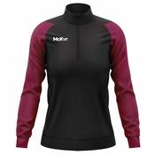 McKvr Core Pro 1/4 Zip Top - Womens - Black/Maroon image