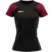 McKvr Core Pro Tech Tee - Womens - Black/Maroon image