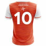 McKvr Brocagh Emmetts GFC Numbered GAA Playing Jersey - Adult - Orange/White image
