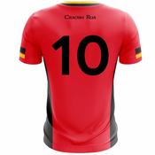 McKvr Brussels Craobh Rua Camogie Numbered Alternate Jersey - Adult - Red/Black image