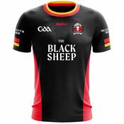 McKvr Brussels Craobh Rua GAA Alternate Jersey - Adult - Black/Red
