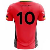 McKvr Brussels Craobh Rua GAA Numbered Alternate Jersey - Adult - Red/Black Player Fit image
