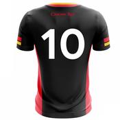 McKvr Brussels Craobh Rua LGFA Numbered Alternate Jersey - Youth - Black/Red image