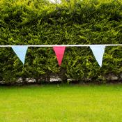 Mc Keever Sports Bunting - Maroon/Sky Blue image