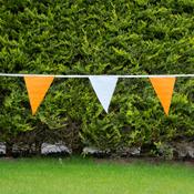 Mc Keever Sports Bunting - Orange/White