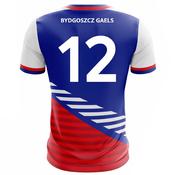 McKvr Bydgoszcz Gaels Numbered Playing Jersey - Youth - Royal/Red image