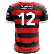 McKvr Cappataggle GAA Numbered Home Jersey - Adult - Red/Black Player Fit