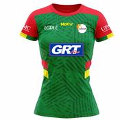 McKvr Carlow Ladies LGFA Official Home Jersey - Womens - Green/Red image