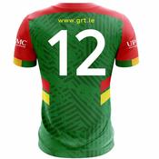 McKvr Carlow Ladies LGFA Official Home Numbered Jersey - Adult - Green/Red