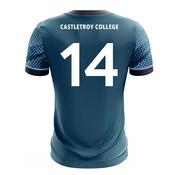 McKvr Castletroy College GAA Numbered Home Jersey - Adult - Sky Blue