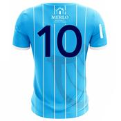 McKvr Celta Malaga GAA Numbered Playing Jersey - Adult - Cyan Player Fit image
