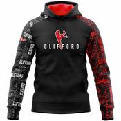 McKvr Clifford Poly Hoodie - Youth - Black/Red