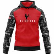 McKvr Clifford Poly Hoodie - Youth - Red/Black