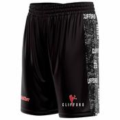 McKvr Clifford Reversible Basketball Shorts - Adult - Black/Red image