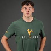 McKvr Clifford Tee - Youth - Forest Green/Amber