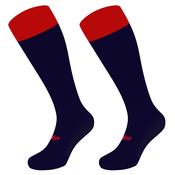McKvr Coolmine RFC Long Socks - Youth - Navy/Red