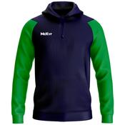McKvr Core Pro 1/4 Zip Hoodie - Adult - Navy/Emerald Green