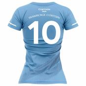 McKvr Cortoon Shamrocks GAA Numbered Playing Jersey - Womens - Sky image